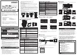 Предварительный просмотр 2 страницы Omron FZ-SQ010F Instruction Sheet