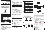 Omron FZ-SZC15 Instruction Sheet preview