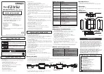 Preview for 2 page of Omron FZ-VSJ Instruction Sheet