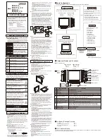 Preview for 4 page of Omron FZ5-110 Instruction Sheet