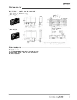 Предварительный просмотр 5 страницы Omron G3M Specification Sheet