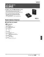 Omron G3NE Manual предпросмотр