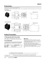 Предварительный просмотр 5 страницы Omron G3NH Manual