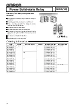 Omron G3PA-210B-VD Manual preview