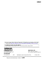 Preview for 10 page of Omron G3PE Series Manual