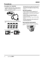 Preview for 12 page of Omron G3RV Manual