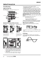 Предварительный просмотр 16 страницы Omron G3ZA Manual