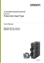 Предварительный просмотр 1 страницы Omron G5 R88D-KE Series User Manual