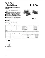 Предварительный просмотр 1 страницы Omron G7SA Datasheet