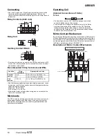 Предварительный просмотр 9 страницы Omron G7Z Manual