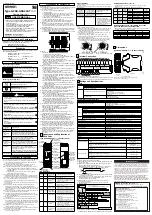 Preview for 1 page of Omron G9SX-ADA222-T Series User Manual