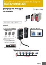 Preview for 1 page of Omron G9SX-NS Brochure