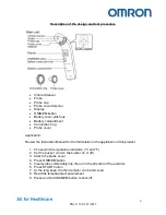 Предварительный просмотр 6 страницы Omron Gentle Temp 521 MC-521-E Product Information Sheet