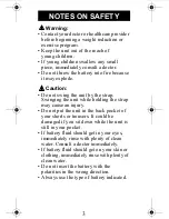 Предварительный просмотр 5 страницы Omron GO SMART HJ-203 Instruction Manual