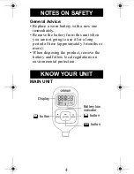 Предварительный просмотр 6 страницы Omron GO SMART HJ-203 Instruction Manual