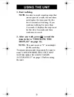 Preview for 11 page of Omron GO SMART HJ-203 Instruction Manual