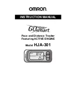Preview for 1 page of Omron GO SMART HJA-301 Instruction Manual