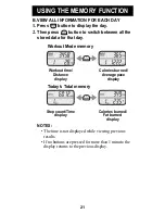 Предварительный просмотр 21 страницы Omron GO SMART HJA-301 Instruction Manual