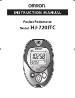 Предварительный просмотр 1 страницы Omron GOSMART HJ-720ITC Instruction Manual