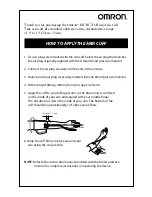 Preview for 1 page of Omron H-CR17 Manual