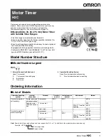 Предварительный просмотр 1 страницы Omron H2C Manual