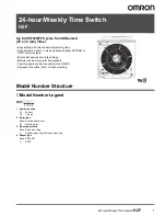 Omron H2F - Datasheet preview