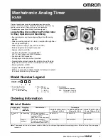 Omron H3AM Manual preview