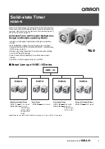 Omron H3BA-N Manual preview