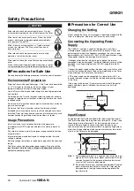 Preview for 16 page of Omron H3BA-N Manual