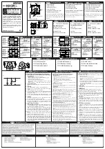 Omron H3CR-A8 Instruction Sheet preview