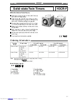 Preview for 21 page of Omron H3CR Manual
