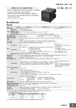 Предварительный просмотр 5 страницы Omron H5CX-A-N Datasheet