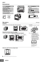 Preview for 6 page of Omron H7CX-R11D1 Manual