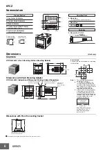 Preview for 6 page of Omron H7CZ Series Manual