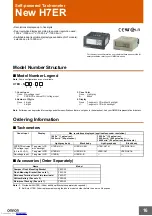 Preview for 16 page of Omron H7E Manual