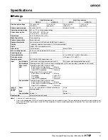 Preview for 3 page of Omron H7GP - Datasheet