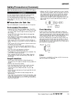 Предварительный просмотр 15 страницы Omron H7GP - Datasheet