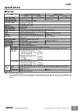 Preview for 2 page of Omron H7HP - Manual