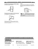 Preview for 15 page of Omron H8CA-S Series Manual