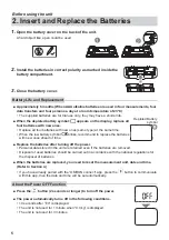 Preview for 6 page of Omron HBF-222T-EBK Instruction Manual