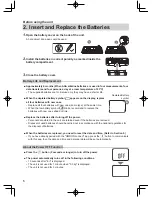 Предварительный просмотр 6 страницы Omron HBF-222T Instruction Manual