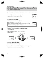 Preview for 14 page of Omron HBF-222T Instruction Manual