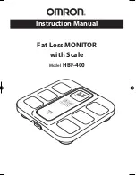 Omron HBF-400 Instruction Manual preview