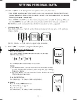 Предварительный просмотр 10 страницы Omron HBF-400 Instruction Manual