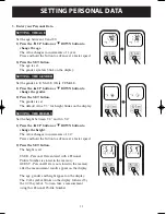 Предварительный просмотр 11 страницы Omron HBF-400 Instruction Manual