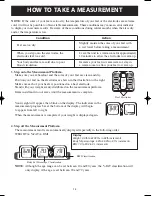 Предварительный просмотр 14 страницы Omron HBF-400 Instruction Manual