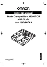 Omron HBF-500CAN Instruction Manual preview