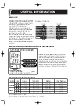 Preview for 7 page of Omron HBF-500CAN Instruction Manual