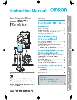 Omron HBF-701 Instruction Manual preview