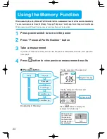 Предварительный просмотр 24 страницы Omron HBF-701 Instruction Manual